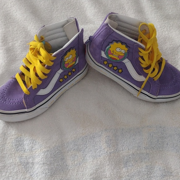VANS Limited Edition Lisa Simpson for President Sz 5 - Picture 1 of 9